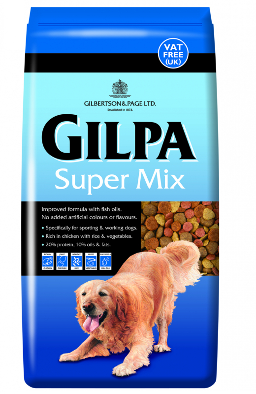 15 Kg Gilpa Super Mix Voksenfoder Med Kylling
