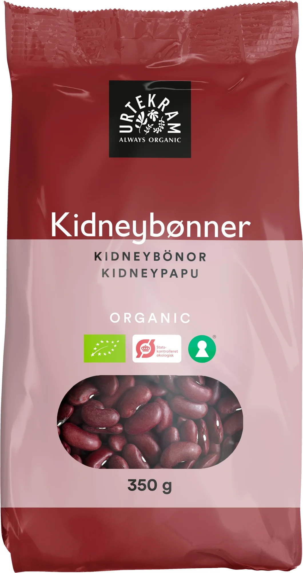 Kidneybønner Røde øko   350 Gram