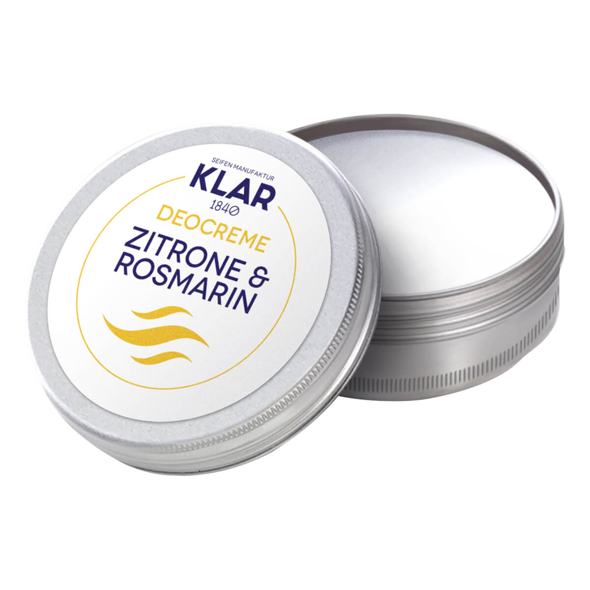 Klar Seifen Deodorant Creme  Citron   Rosmarin  65 Ml