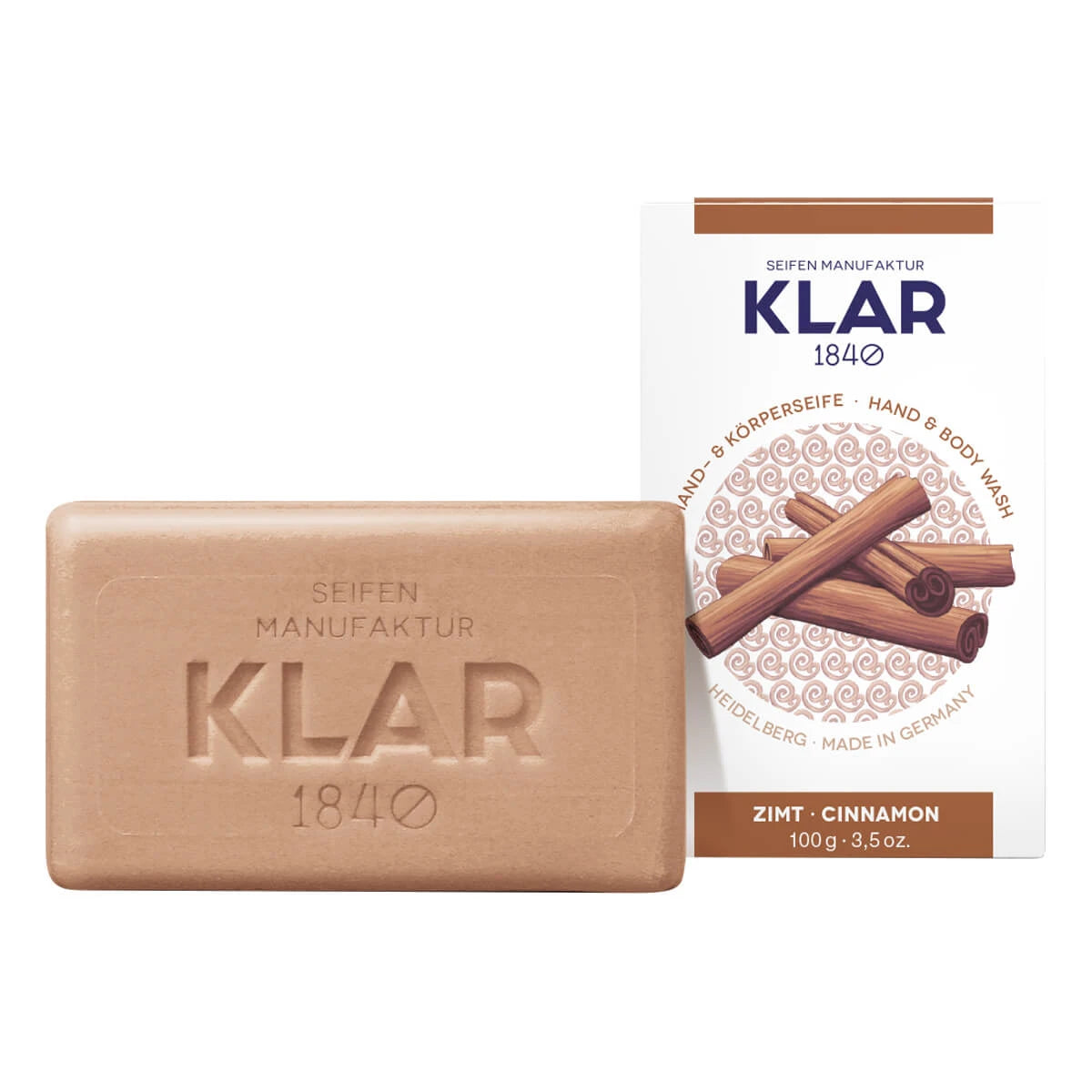 Klar Seifen Sæbe Kanel 100 Gr