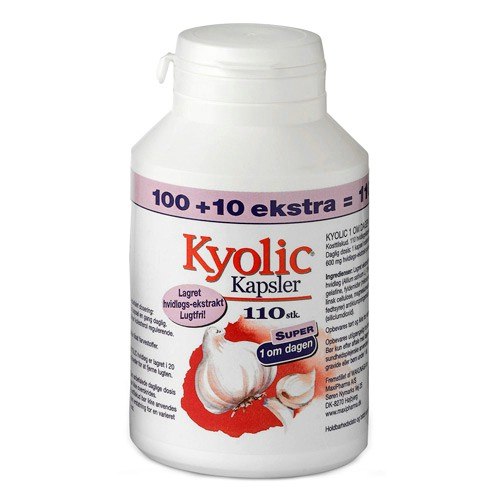 Kyolic   Om Dagen 100 Kapsl    10 Kaps  Ekstra