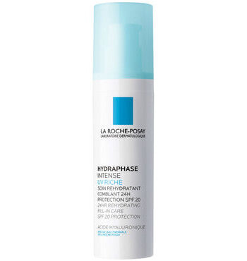 La Roche-posay Hydraphase Uv Intense Riche Beskyttende Fugtighedscreme Flakon    Pumpe 50 Ml