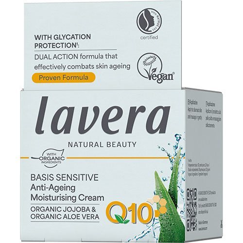 Lavera Basis Q10 Fugtighedscreme    Jojoba Aloe  50ml