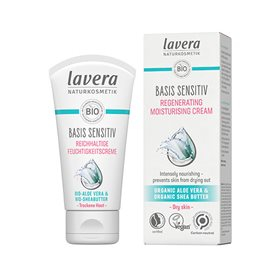 Lavera Regenerating Moisturising Day Cream Basis Sensitiv  Bull  50 Ml     Udløb 08 25
