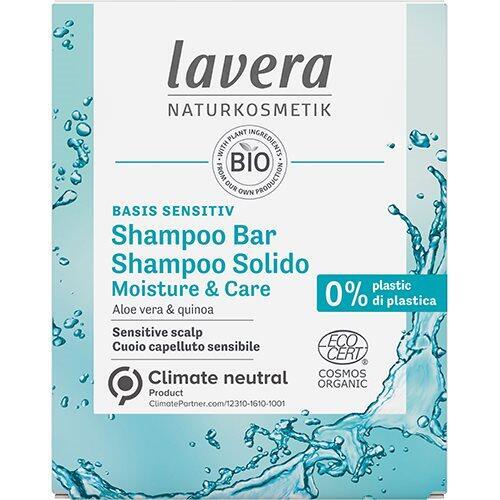 Lavera Shampoo Bar Moisture   Care Basis Sensitiv  50g