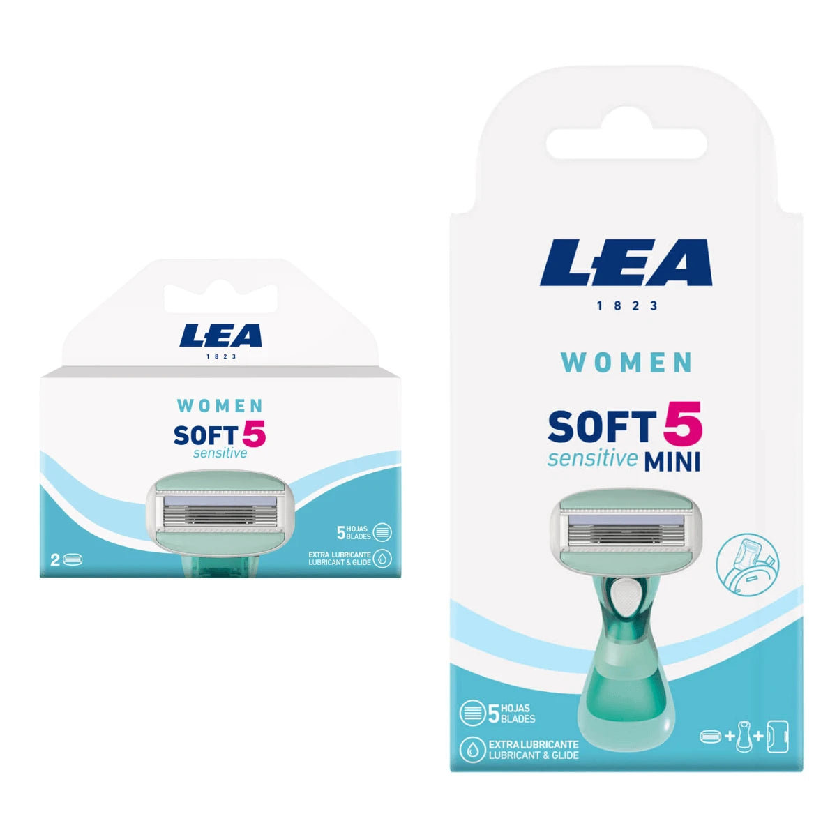 Lea Classic Soft Sensitive Sæt Skraber Barberblade