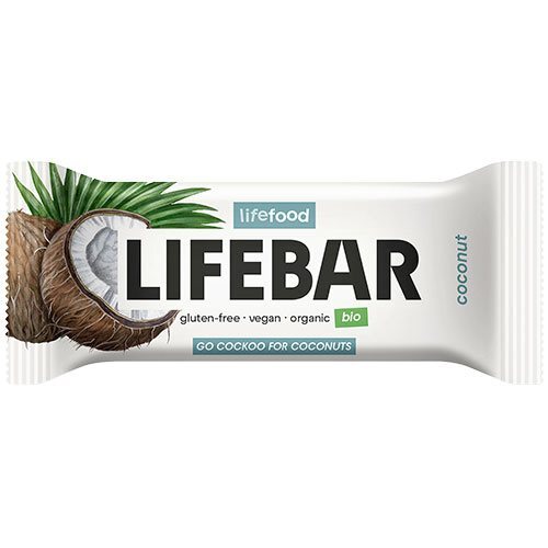 Lifebar Coconut økologisk 40 Gram