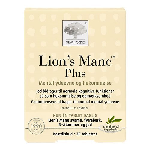 Lion   Mane Plus 30 Tabletter