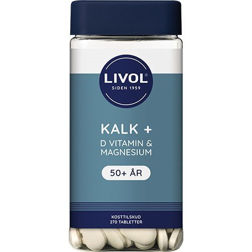 Livol Kalk     Vitamin   Magnesium 270 Tabletter