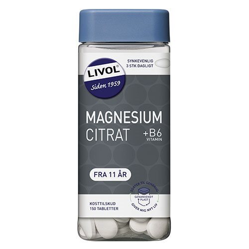 Livol Magnesium Citrat 150 Tabletter