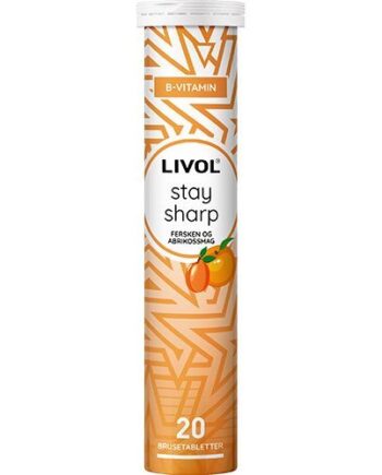 Livol Stay Sharp  Fersken Og Abrikossmag  20tab