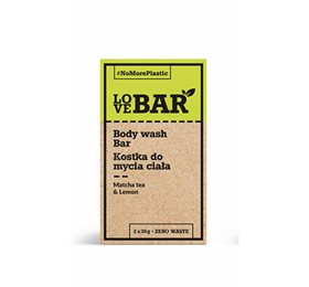Lovebar Bodywash Bar Matcha Te Citron 60g