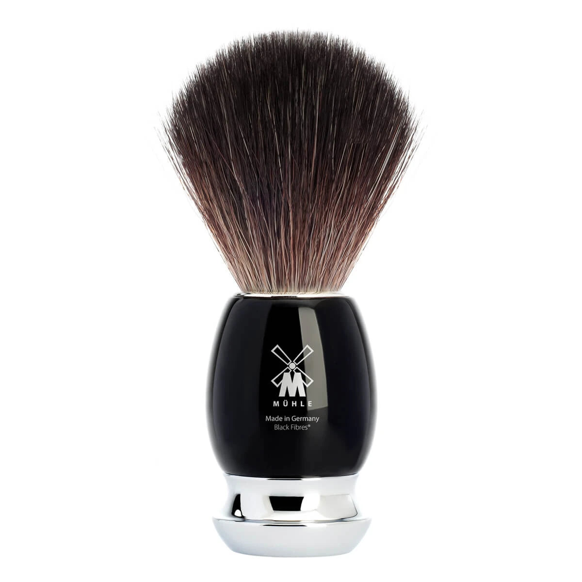 Mühle Shaving Black Fibre Barberkost  21 Mm  Vivo  Sort Kunstharpiks
