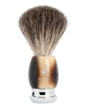 Mühle Shaving Pure Badger Barberkost  21 Mm  Vivo  Brunt Horn