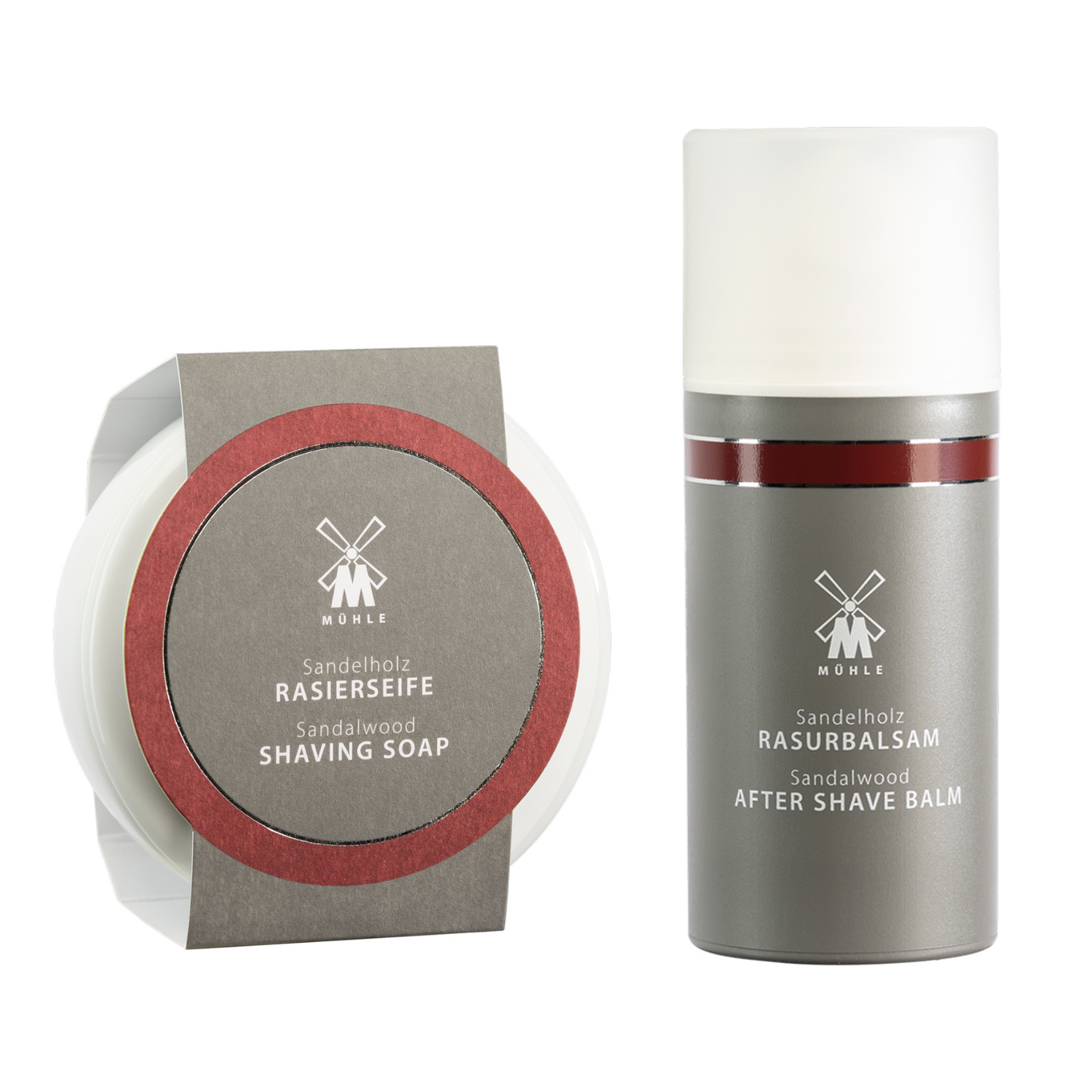 Mühle Shaving Sandeltræ Sæt Barbersæbe Og Aftershave Balm