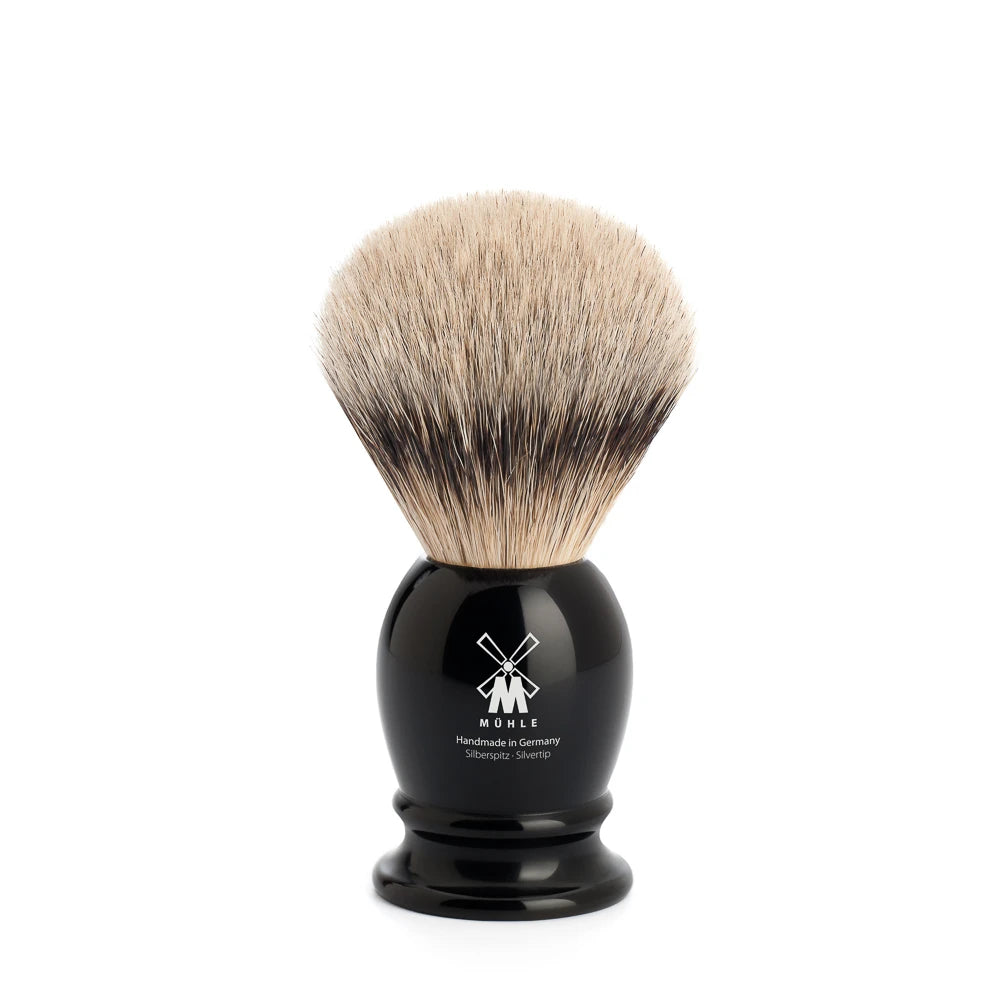 Mühle Shaving Silvertip Barberkost  19 Mm  Classic  Sort Kunstharpiks