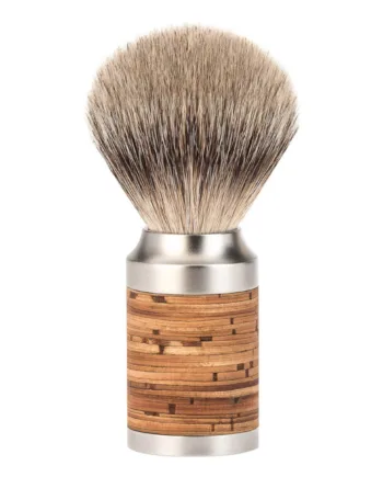 Mühle Shaving Silvertip Barberkost  21 Mm  Rocca  Rustfrit Stål   Birkebark