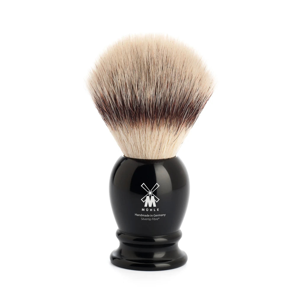 Mühle Shaving Silvertip Fibreâ  Barberkost  23 Mm  Classic  Sort Kunstharpiks