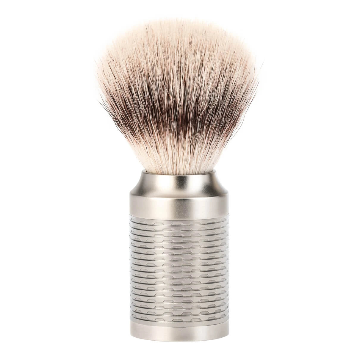 Mühle Shaving Silvertip Fibreâ  Barberkost  21 Mm  Rocca  Rustfrit Stål Mat Finish
