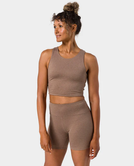 Manduka Quot Dhara Quot Tank Lions Mane Heather Str