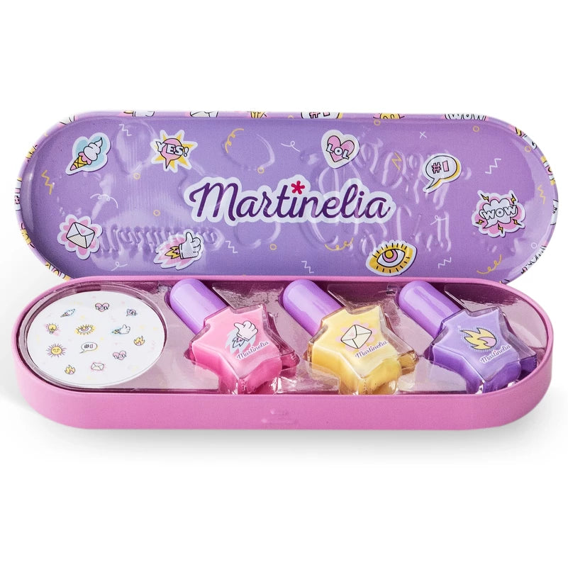 Martinelia Super Girl Nail Polish Stickers Tin Box