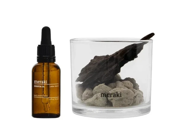 Meraki Duftfrisker Sæt  Mklavastone   Wood Amber Dust  30ml