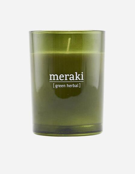 Meraki Duftlys Green Herbal   : 10   Cm  Dia:   Cm