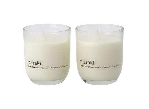 Meraki Duftlys Wild Meadow 2stk   :     Cm  Dia:   Cm