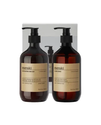 Meraki Gaveæske  Northern Dawn Exfoil  Håndsæbe   Blossom Breeze Opvaskemiddel      490ml
