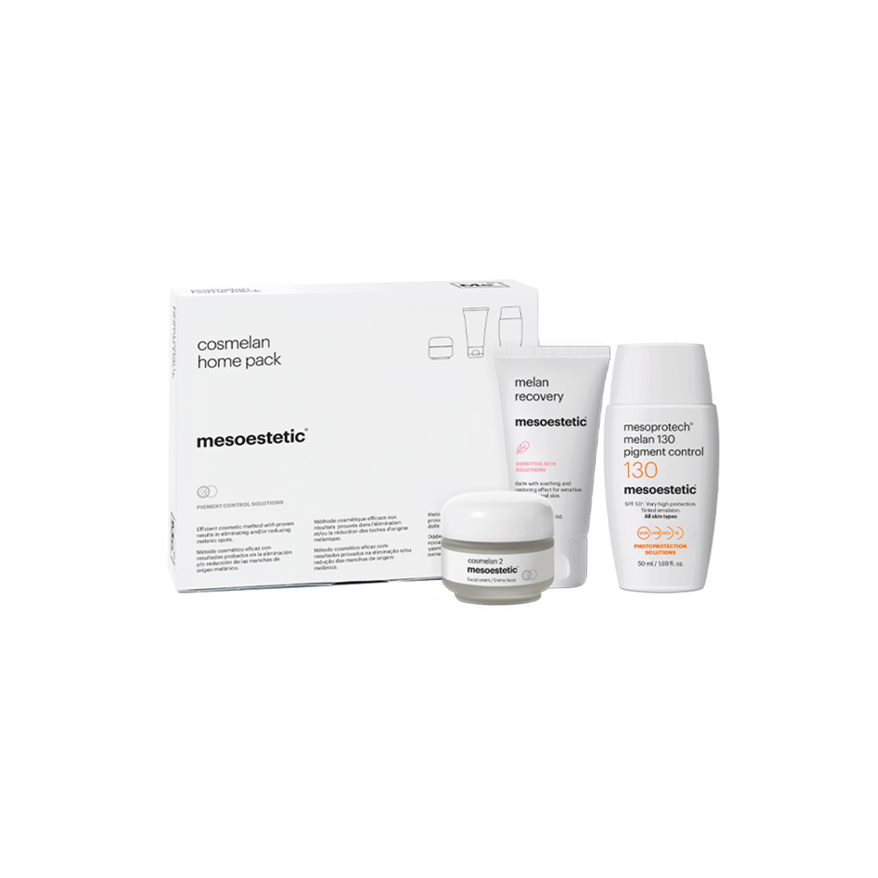 Mesoestetic Cosmelan Home Pack Cosmelan Hjemme Behandling Effektiv Mod Pigmentforandringer 50 Ml Mod Mørke Pletter På Huden