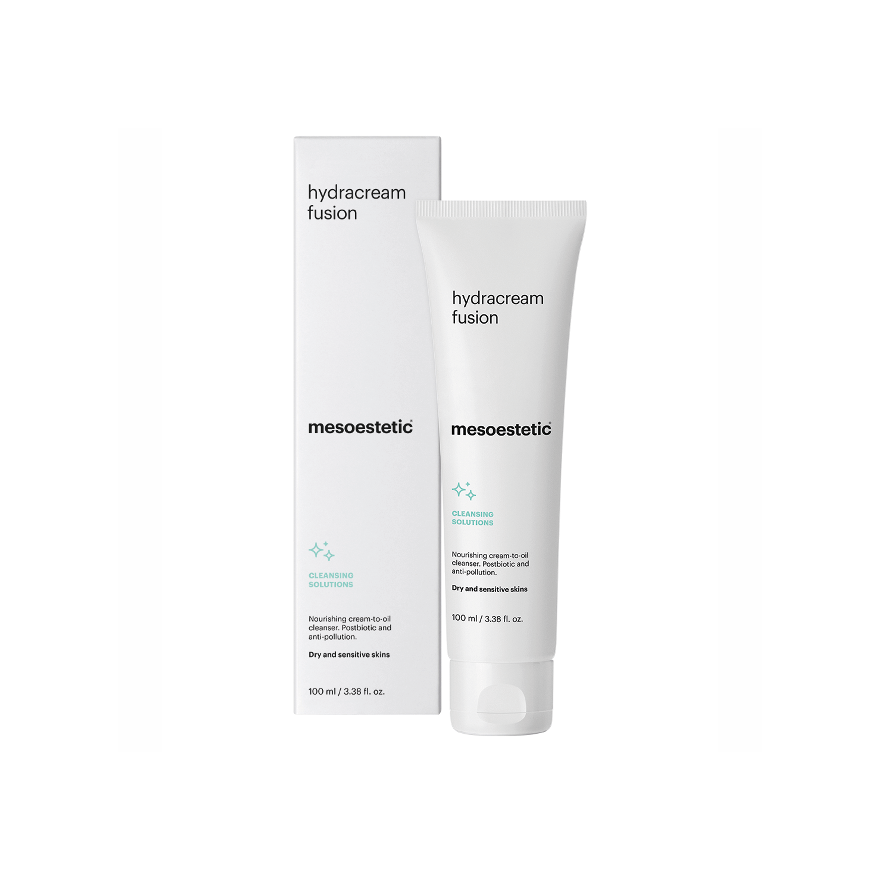 Mesoestetic Hydracream Fusion Effektiv Rensecreme Til Tør Og Følsom Hud 100 Ml  Ansigtsrens Som Giver Næring Og Fugt Til Huden