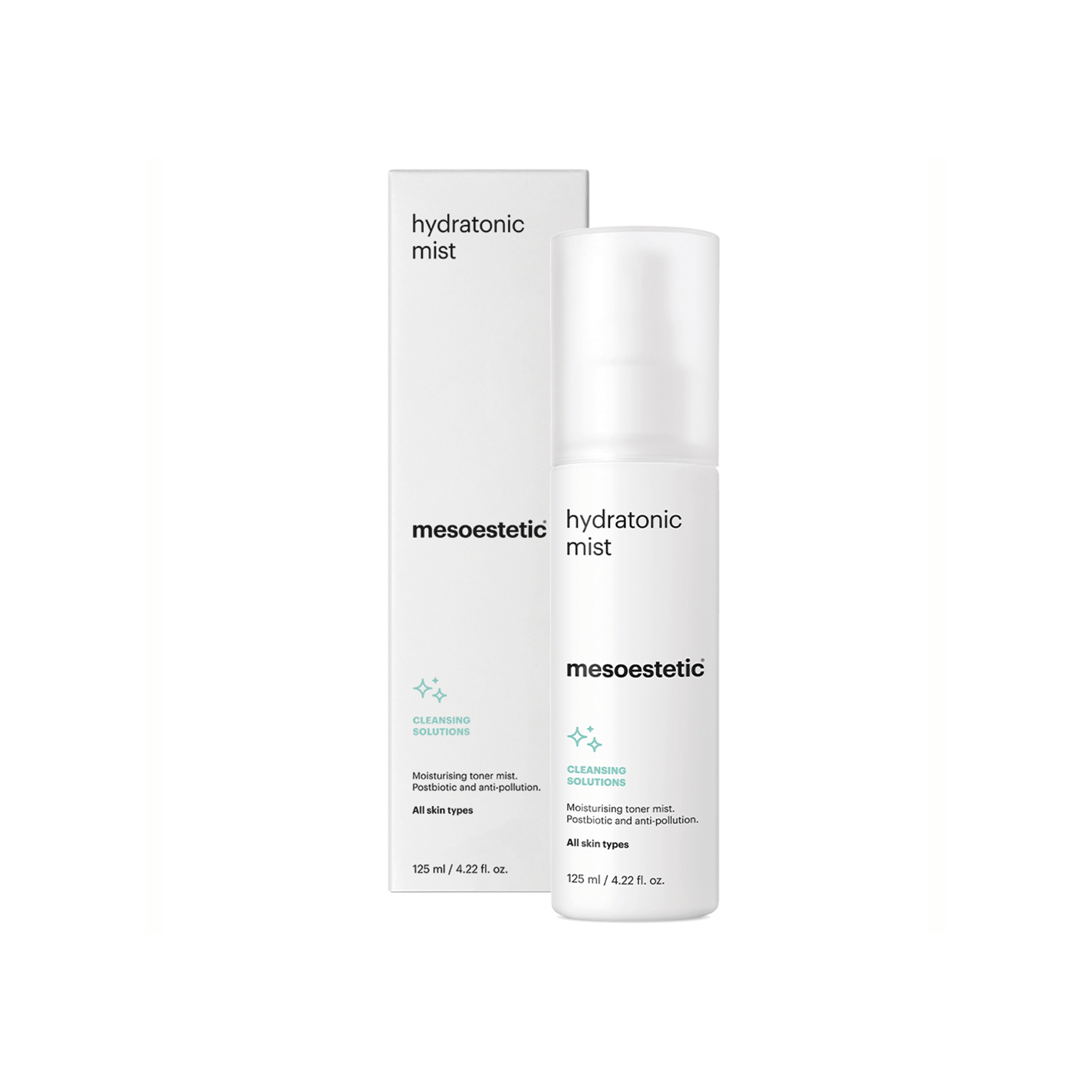 Mesoestetic Hydratonic Mist Fugtgivende Tonic Til Alle Hudtyper 125 Ml  Effektiv Ansigtsvask   Ansigtsrens Regenerere Og Lindre Hudkomfort