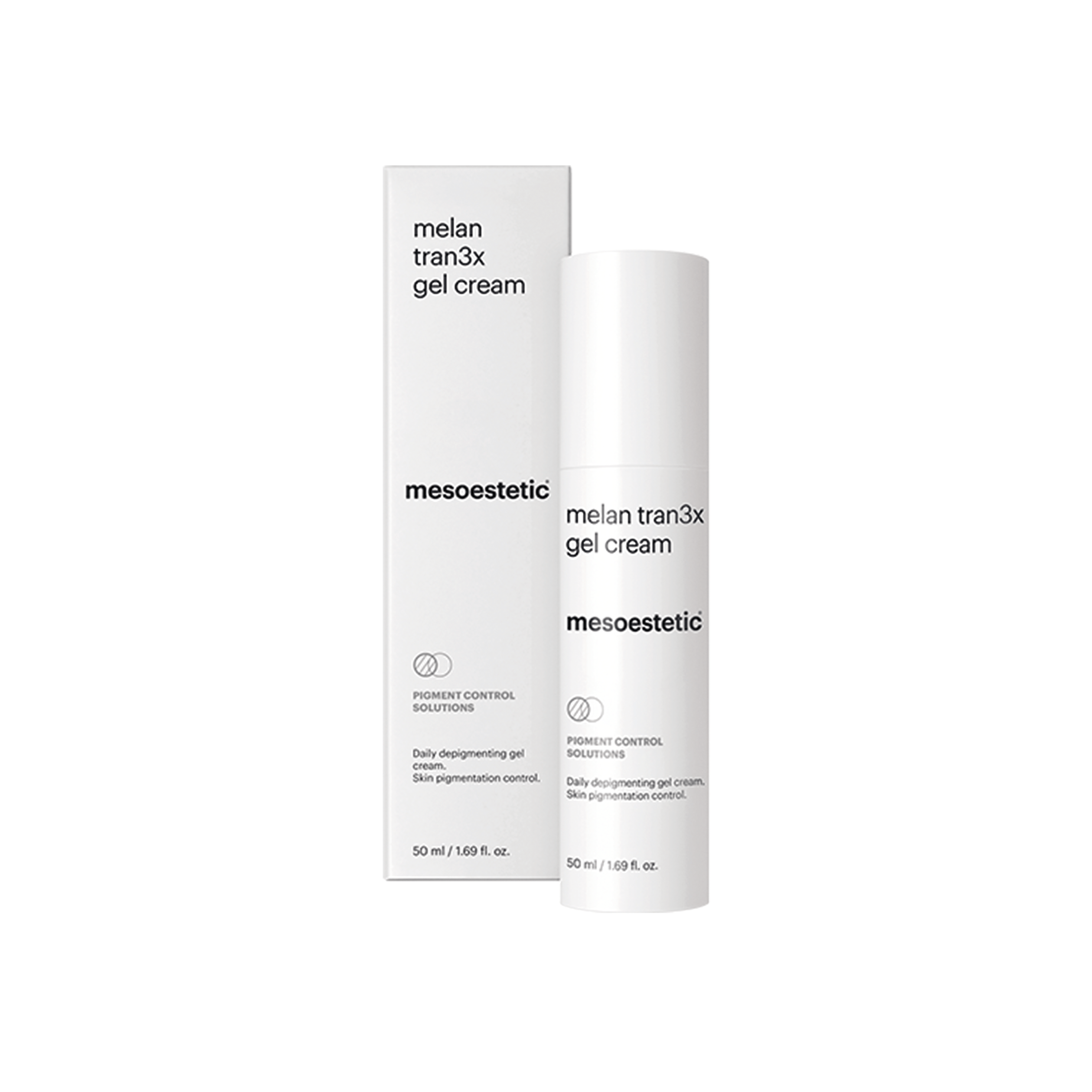 Mesoestetic Melan Tran3x Gel Cream Depigmenterende Creme Mod Pigmentforandringer Og Pigmentpletter 50 Ml  Effektiv Behandling Mod Pigmentfejl