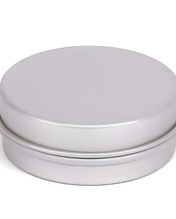 Metalbøtte Til Læbepomade 15 Ml Blik  18 Mm Høj  45 Mm Diameter Hedenhus Let  Belagt Med Lak  Til Creme Pleje