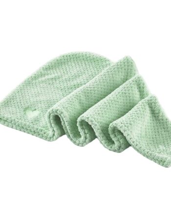Mikrofiber Håndklæde Til Hår Grøn