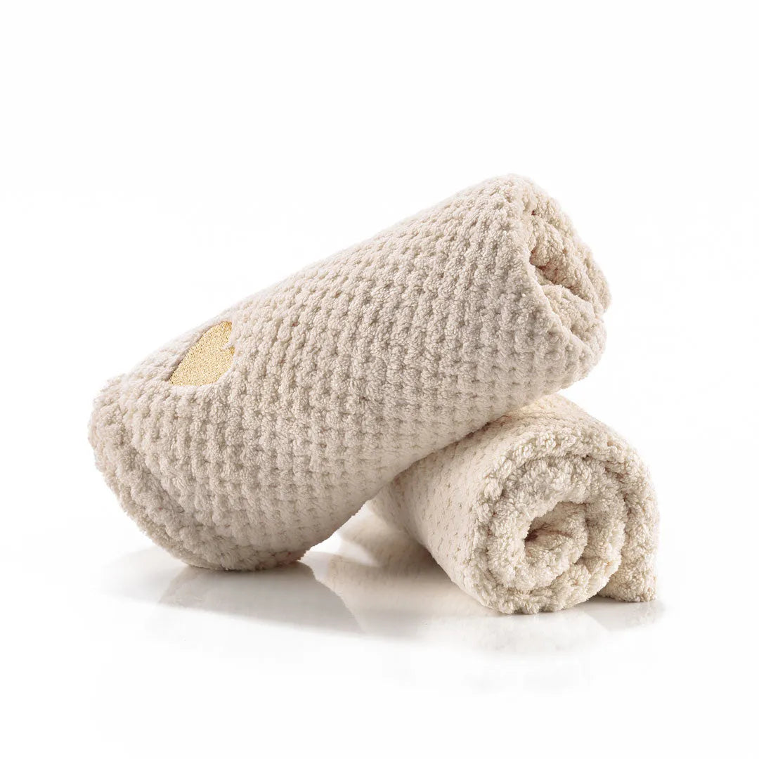 Mikrofiber Håndklæde Til Hår Sand Stk Spar 15