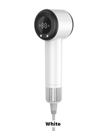 Mini Ionic Proff  Kompakt Størrelse  Professionel Power Hvid