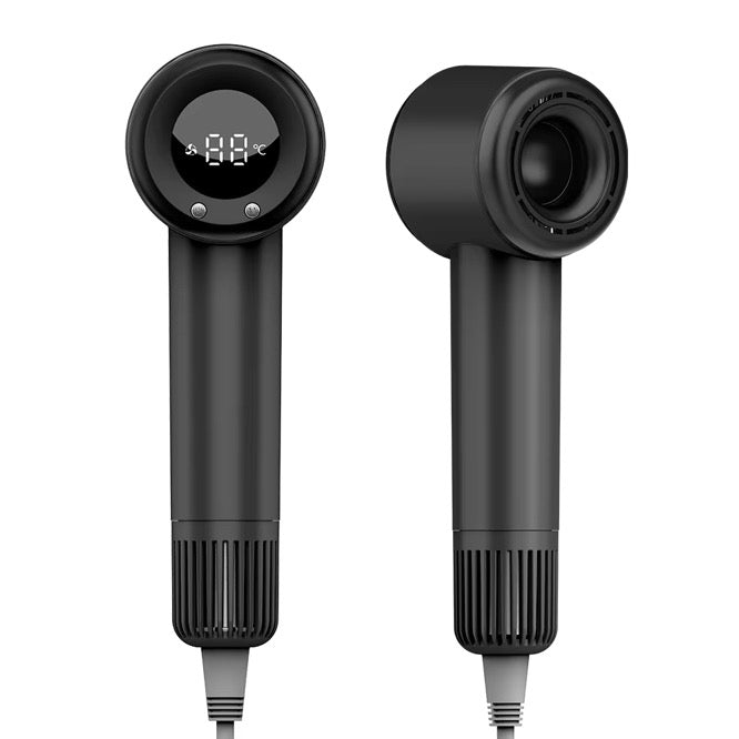 Mini Ionic Proff Kompakt Størrelse Professionel Power Sort