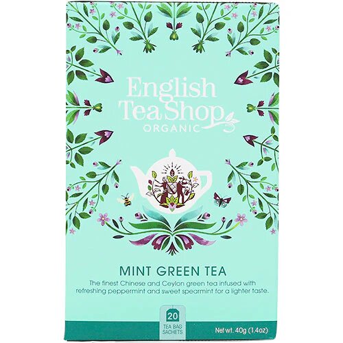 Mint Green Tea øko 20 Breve