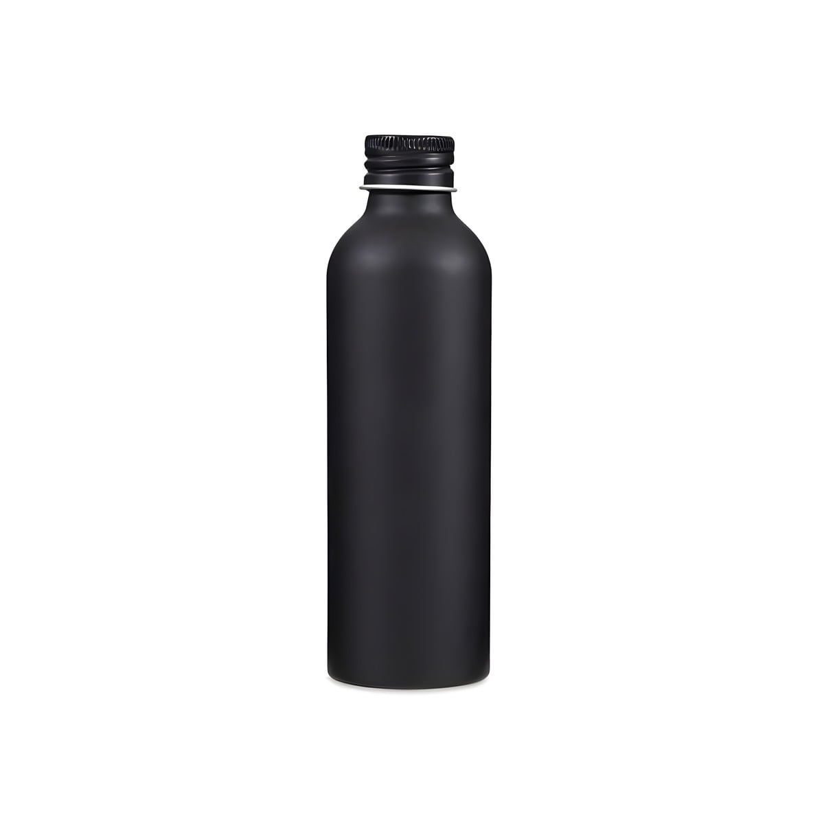 250 Ml Sort Aluminiumsflaske Med Epe-tætning   Mat Finish Og Professionel Kvalitet
