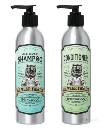 Mr  Bear Sæt Med Shampoo   Conditioner  Springwood