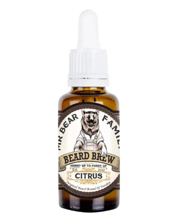 Mr  Bear Skægolie  Beard Brew Oil  Citrus  30 Ml
