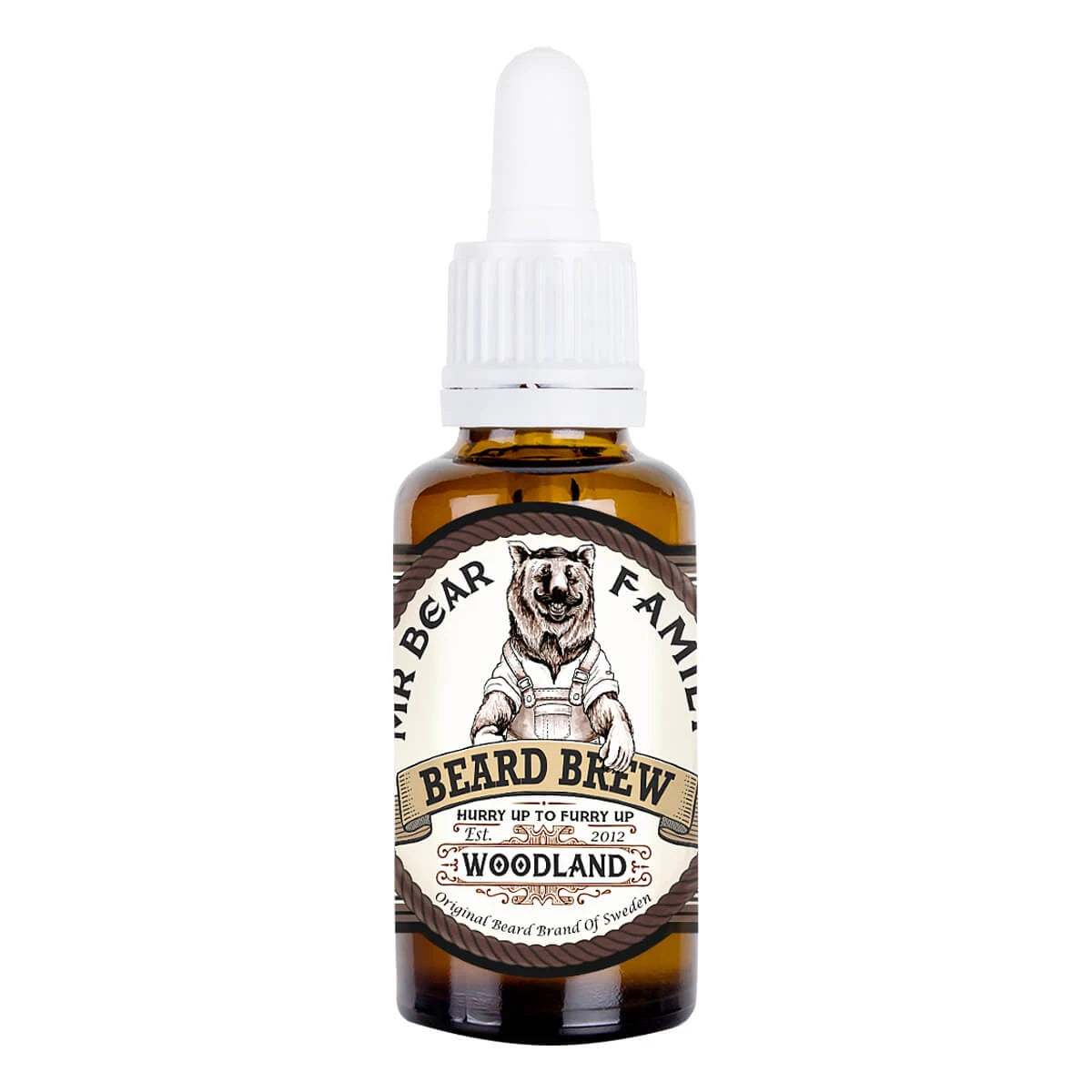 Mr Bear Skægolie Beard Brew Oil Woodland 30 Ml