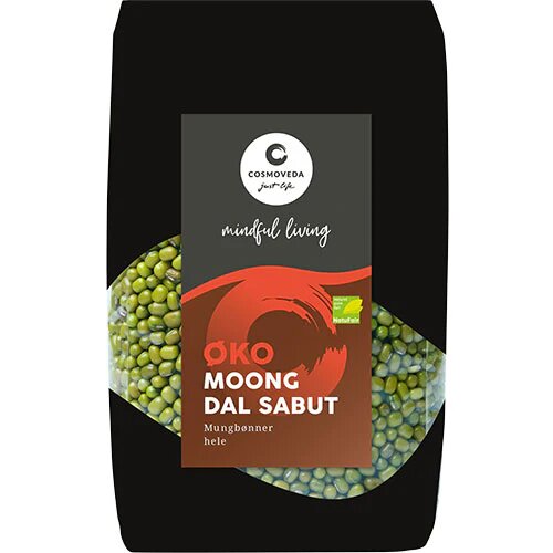 Mungbønner Hele øko  500 Gram