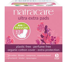 Natracare Bind Regular Ultra Extra 12 Stk