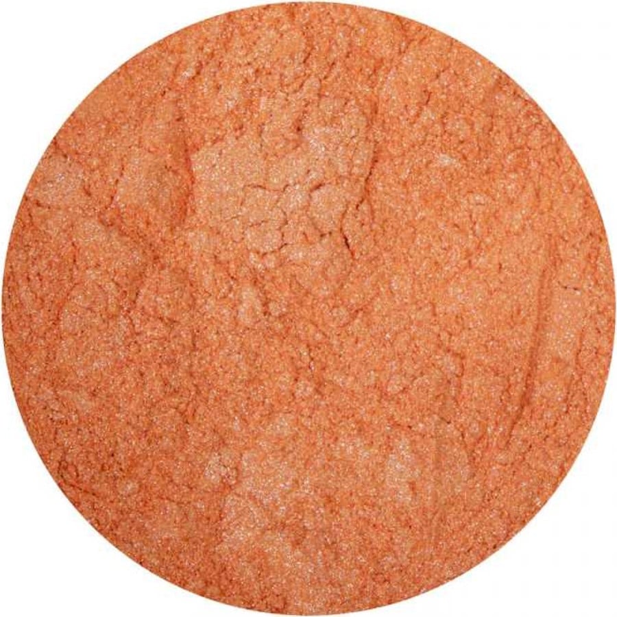 Mineralpigment Til Kosmetik     Orange Fersken Naturlig  Uden Kunstige Tilsætningsstoffer Hedenhus Zip-lock Pose