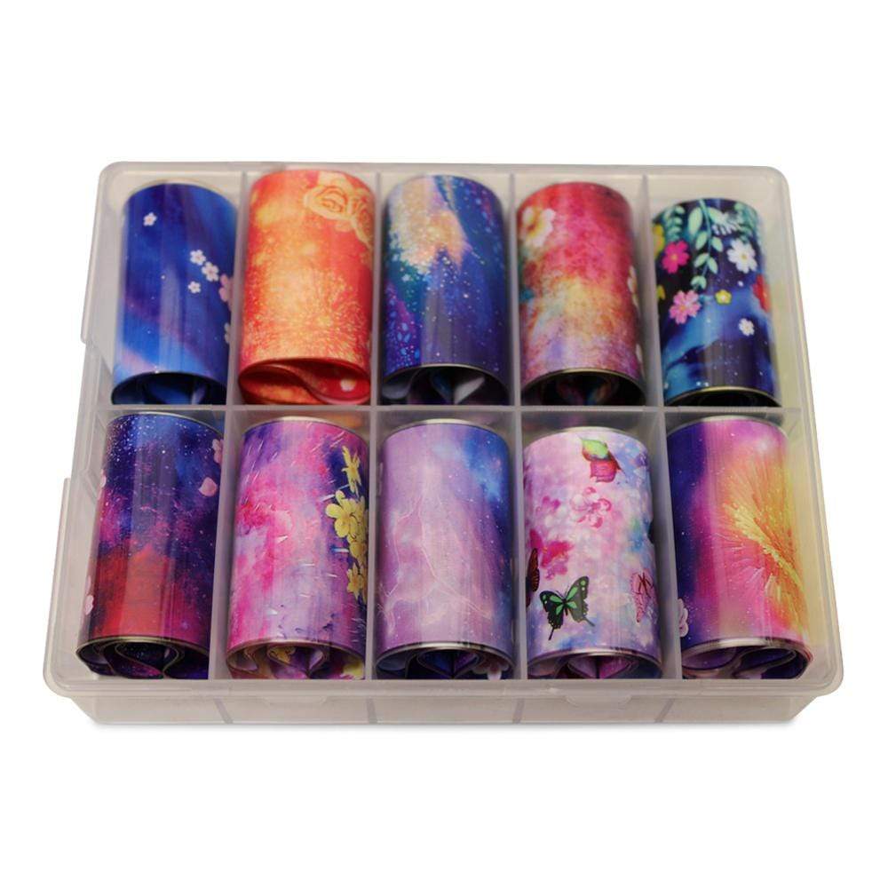Neglefolie Forskellige Motiver Transfer Neglefolie Til Nail Art