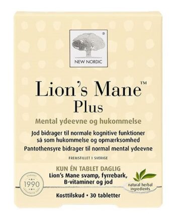 New Nordic Lion   Mane Plus  30tab