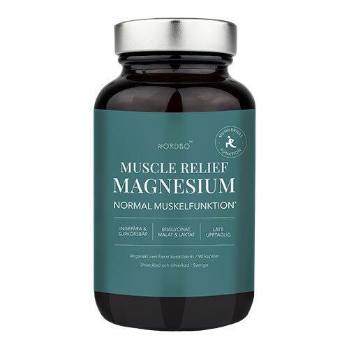 Nordbo Muscle Relief Magnesium 90 Kapsler