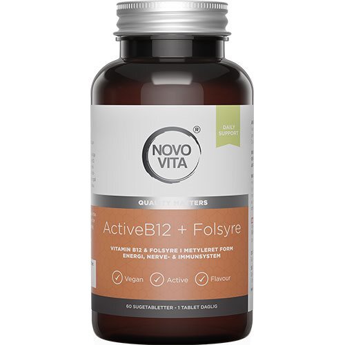 Novo Vita Activeb12   Folsyre 60 Tabletter